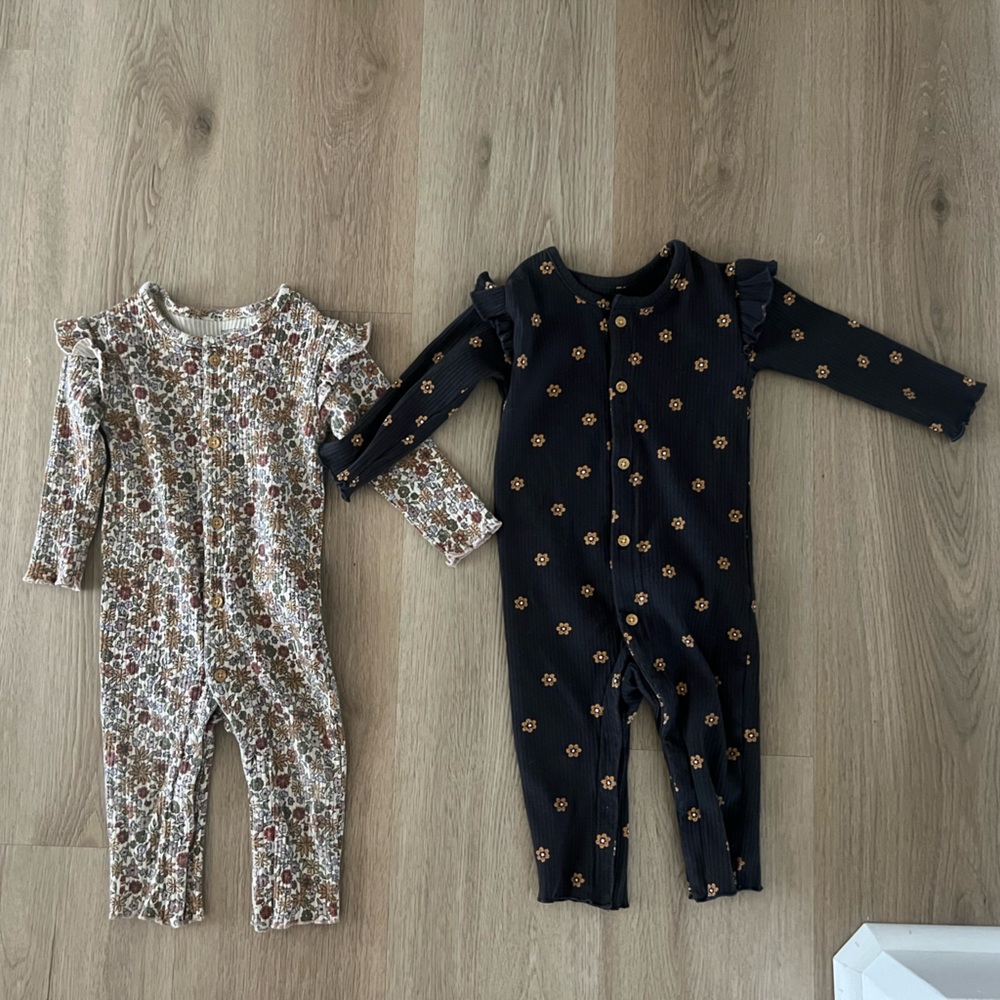 Floral and Patterned Baby Jumpsuits